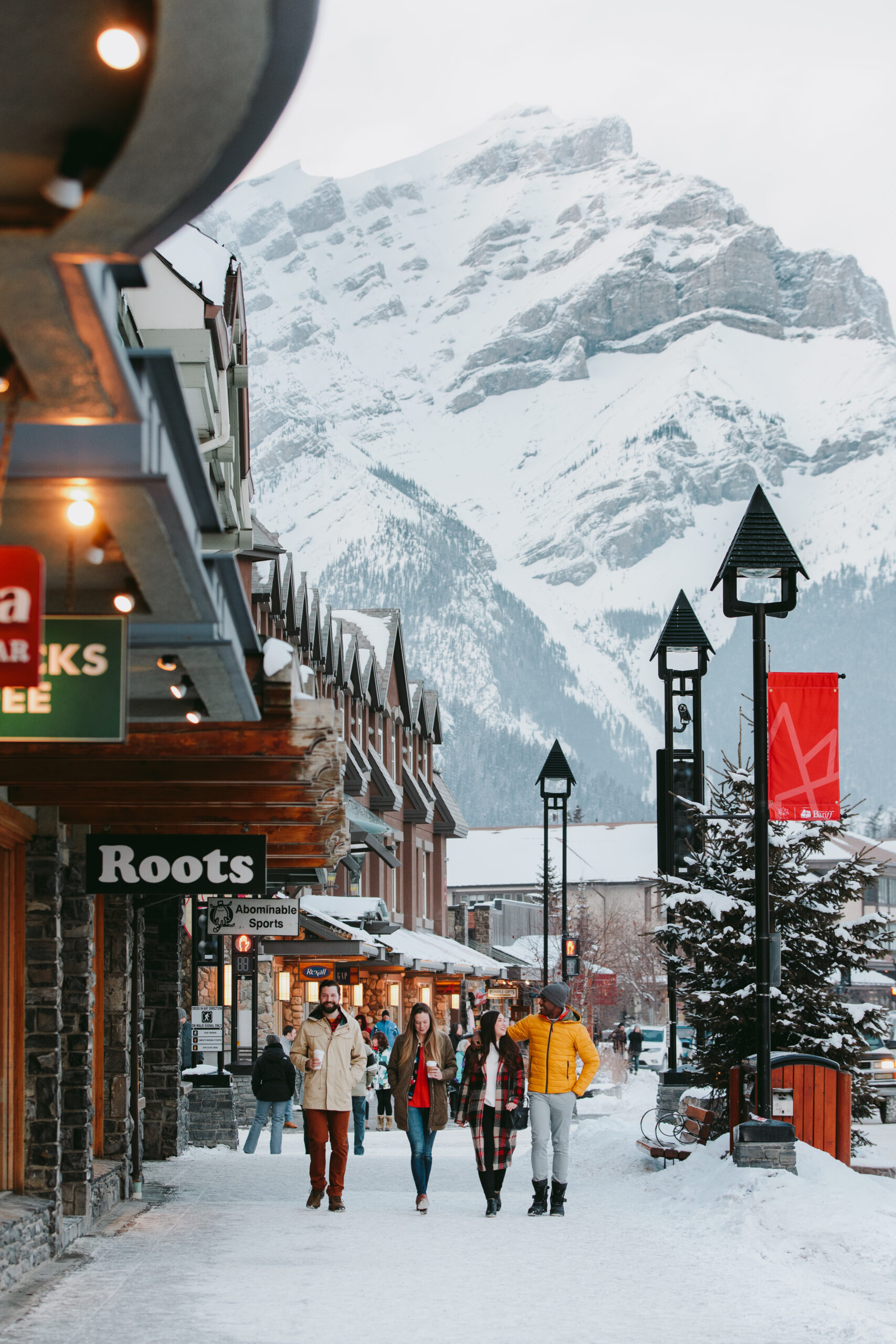 Travel Alberta Mike Seehagel Shopping Banff Avenue