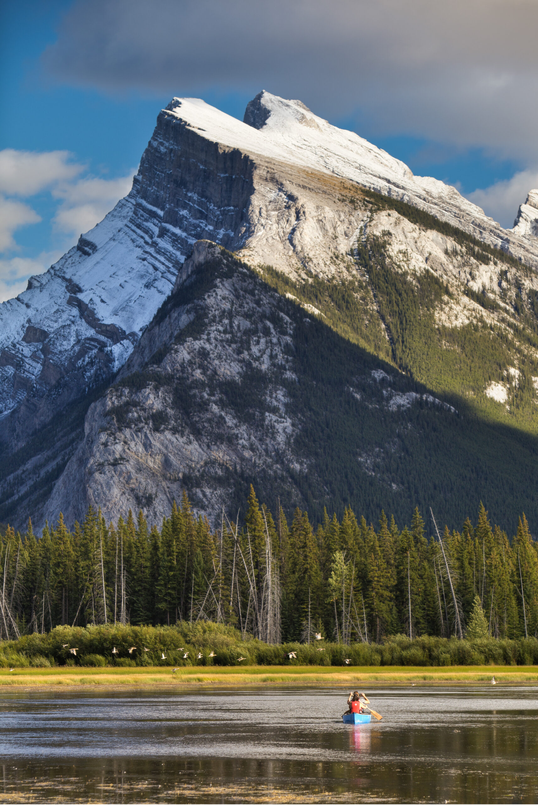 SUP Two jack Lake Banff Shannon Martin